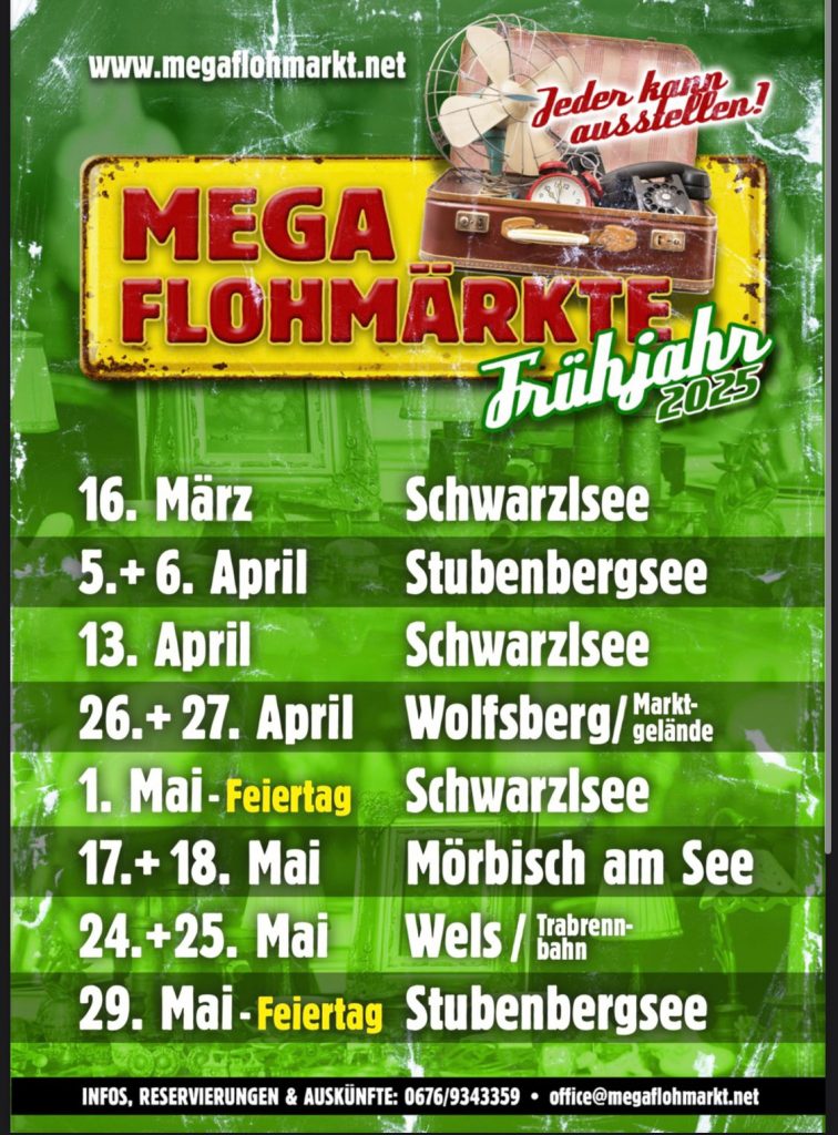 Flohmärkte Frühjahr 2025