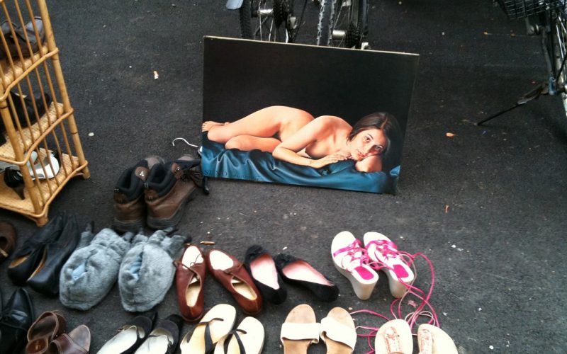 Flohmarkt Wienerberg waren am boden